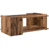 vidaXL Couchtisch Altholz 90 x 50 x 33 cm Holzwerkstoff