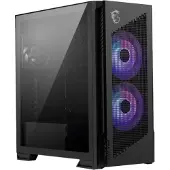 MSI MPG VELOX 300R AIRFLOW PZ, Midi Tower, PC, Schwarz, ATX, EATX, micro ATX, Mini-ITX, Gaming, 16,5 cm