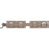 GAH Alberts Doppeltorüberwurf DURAVIS 423 x 70 mm, Material: Stahl, blau verzinkt, Oberfläche: perlbeige RAL 1035
