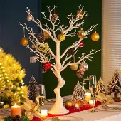 OEM Kunststoff-Weihnachtsbaum 75cm weiß für Dekoration und Party