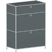 Viasit Schubladenschrank »System 4« grau, 77.9x99.3x40.4 cm