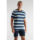 Ceceba Shorty Melbourne in blau-mittel-Ringel | Gr.: XXL