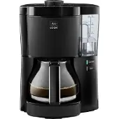 Melitta Look, Filterkaffeemaschine, 1,25 l, Gemahlener Kaffee, 1080 W, Schwarz