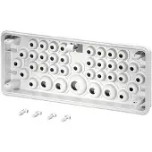 Hensel MI FP 38 Montageflansch mit integrierten Einläufen - Mi FP 38