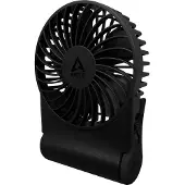 Arctic Cooling Summair 2Go - Leistungsstarker Handventilator mit extralanger Akkulaufzeit, Schwarz, 9,1 cm, 1 Lüfter, 77 h, Handventilator, 1 Stück(e)