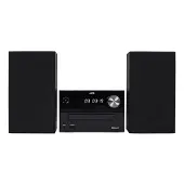 JVC UX-C25DAB, Heim-Audio-Mikrosystem, Schwarz, 1 Disks, 14 W, 30 - 20000 Hz, DAB+, FM