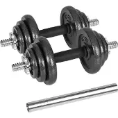 Rebel ACTIVE Verstellbare Hanteln im Koffer 20 kg mit Stange