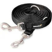 Rudelkönig Hundeleine Frida Führleine Verstellbar 230 cm Nylon Schwarz