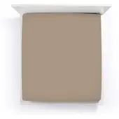 Bella Donna Split-Topper Spannbetttuch La Piccola Duo 2 140x210 - 220 cm | muskat - braun