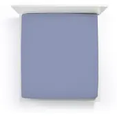 Bella Donna Split-Topper Spannbetttuch La Piccola Duo 2 200x200 cm | blaugrau - blau