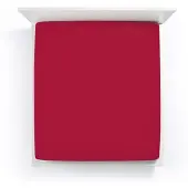 Bella Donna Split-Topper Spannbetttuch La Piccola Duo 1 180x200 cm | carminrot - rot