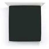 Bella Donna Split-Topper Spannbetttuch La Piccola Duo 2 180x200 cm | schwarz - schwarz