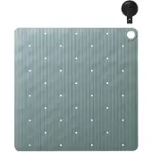 Sealskin Antirutsch-Duschmatte Ribb Sage Inklusive Schwarzer Haken Mit Saugnapf - 55 x 55 cm