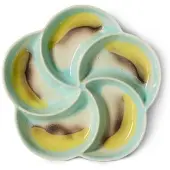 HK Living - 70's Snack-Tablett, Ø 20,3 cm, glint
