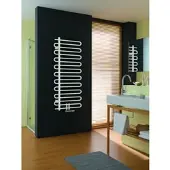 Arbonia Cobratherm Badheizkörper, Serie glanzsilber, Maße 1841 x 600 x 58 mm, links, Anschluss 99