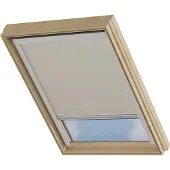 Cocoon Dachfensterrollo Weiss - Verdunklung - Kompatibel mit VELUX