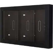 KIMEX - TV-Wandgehäuse mit Glasscheibe 55" Bildschirm, Indoor