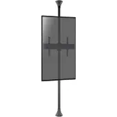 KIMEX - Boden-Decken-Halterung für 55'' - 75'' TV-Bildschirme - Hochformatversion