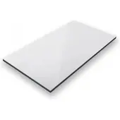 ALUVERBUND24 150x150cm Aluverbundplatte Aluminiumverbund Spiegel-Silber 3 mm/0,3 mm