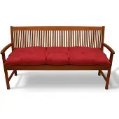 Beautissu Bankauflage Flair BK, ca.120x50x10cm, Rot