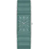 Jacques Lemans Damen Armbanduhr Dublin 1-2214E Edelstahl IP Gold Keramik türkis