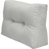 Beautissu Palettenkissen Outdoor Seitenkissen ECO Elements, 60x40cm, Hellgrau