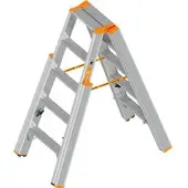 Layher Topic 1062 Treppenstehleiter mit 5 Stufen 2,70m AH