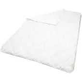 Beautissu BeauNuit SD Bettdecke, 155x220cm, Weiß, Steppdecke, Sommerdecke