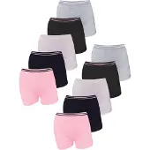 LOREZA 10er Set Pantys - Streifen - Bunt | Gr.: 152/158