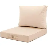 Deco Arts Kissen für Gartenlounge abziehbar 60x70cm Beige