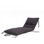 Deco Arts Sonnenliegenkissen 185 x 55 cm Carbongrau