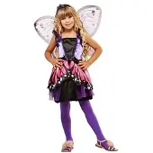 W WIDMANN MILANO Party Fashion Schmetterling-Kostüm "Fantasia" für Kinder, lila/orange