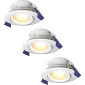 HOFTRONIC™ LED Einbaustrahler Lima 4W 4000K IP65 GU10 Weiß 3er Set