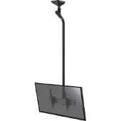 KIMEX - Neigbarer Deckenhalter für 1 TV-Bildschirm 43''-75'' - H√∂he 225cm
