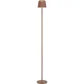 Eglo LED Akku Stehlampe Mannera-L, kabellose Standleuchte touch dimmbar, Lampe Wohnzimmer aus Metall in Rostbraun, Lampe für außen und innen, IP54