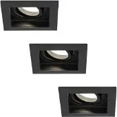 HOFTRONIC™ LED Einbaustrahler 4W 4000K GU10 Schwarz Schwenkbar