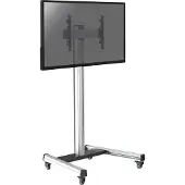 KIMEX Rollbarer Bildschirmständer für Fernseher, Größe 32'' - 75'', Höhe 175 cm