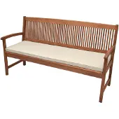 Beautissu Bankauflage Base BK, 150x48x5cm, Natur