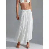 Busem Mid-Waist Tüll Maxirock