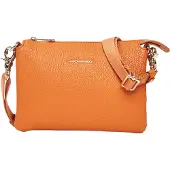 Mandarina Duck Dreifach-Clutch mit verstellbarem Schulterriem und Innentaschen