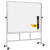 BI-Office Maya Revolver emailliertes Whiteboard mobil 200x100 cm