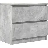 vidaXL TV-Schrank Betongrau 60x35x54 cm Holzwerkstoff
