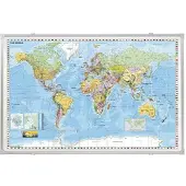 Franken Kartentafel Welt pinnbar