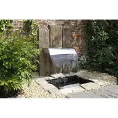 Ubbink Wasserfall "Nevada Set 60 cm / mit LED-Beleuchtung / inkl. Wasserbecken" Komplettset