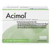 Dr. Pfleger Arzneimittel GmbH Acimol 500 mg Filmtabletten - mit pH-Teststreifen 48 St