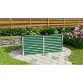 Vitavia Hochbeet klassisch Linus 858 96,2 x 187,7 x 86 cm seegras-aluminium