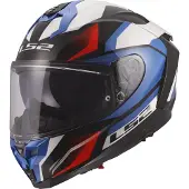 LS2 FF817 Challenger II Viper Integralhelm unisex Fiberglass weiß, L