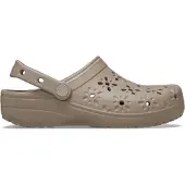 Crocs Classic Floral Cut Out Holzschuhe Braun EU 41-42 Mann Braun EU 41-42