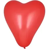 Papstar 48 Luftballons Ø 30 cm rot Heart large