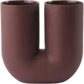 Muuto Vase Kink Deep Red 26 cm